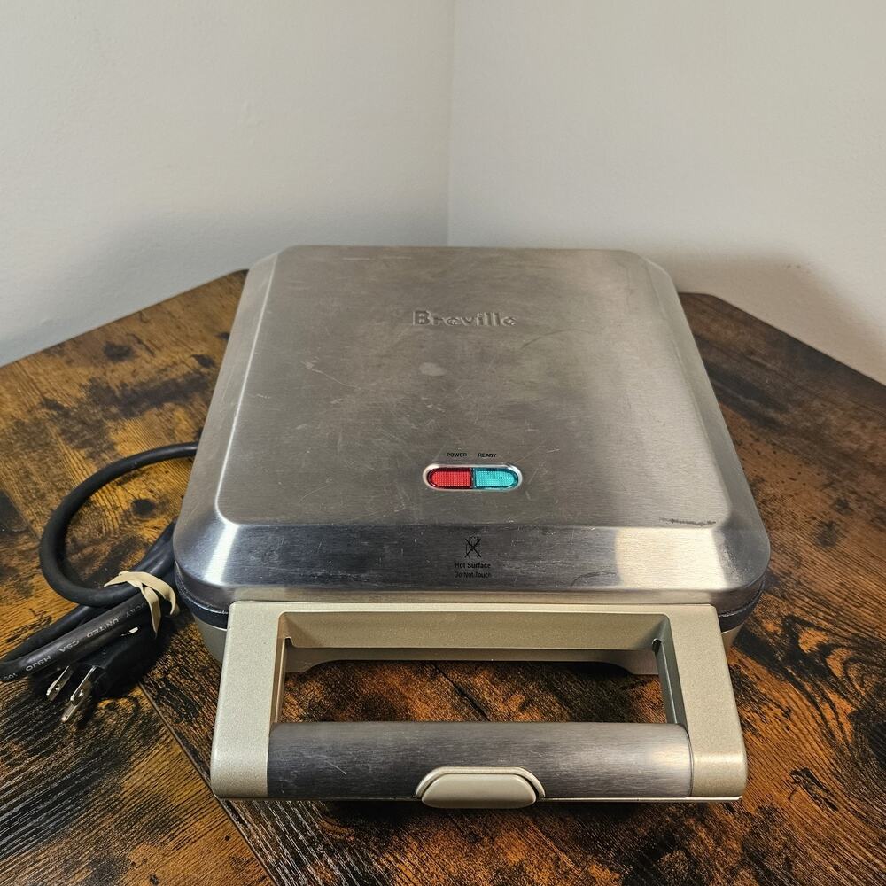 Breville BPI640XL Personal 4 Mini Pie Maker Nonstick Stainless Steel - TESTED